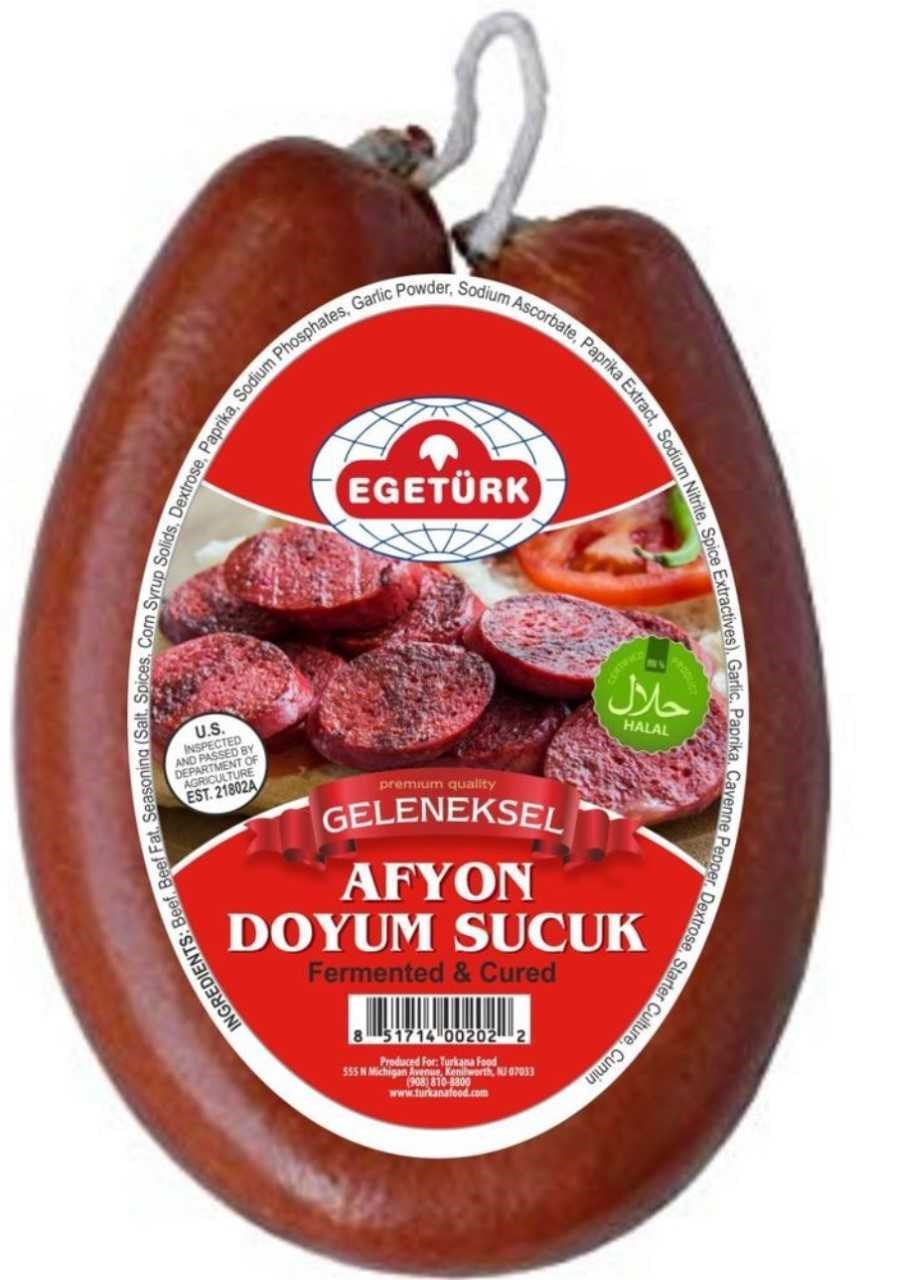 Egeturk Afyon Soujouk 1Lb