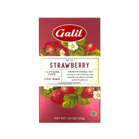 Strawberry Herbal Tea | 20' Tea Bags | 1.41 oz | Galil