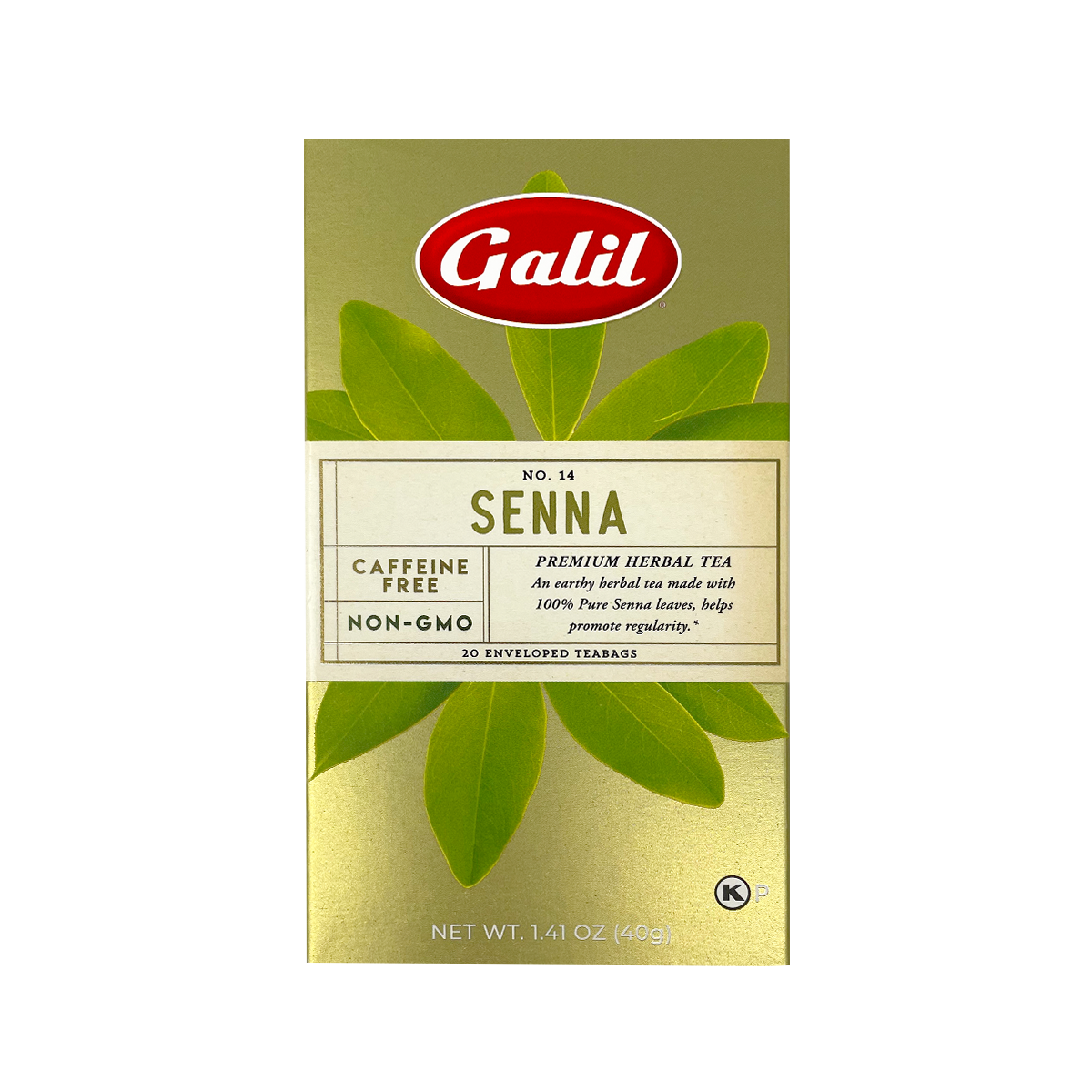Senna Bitki Çayı | 20' Çay Poşeti | 1,41 oz | Galil
