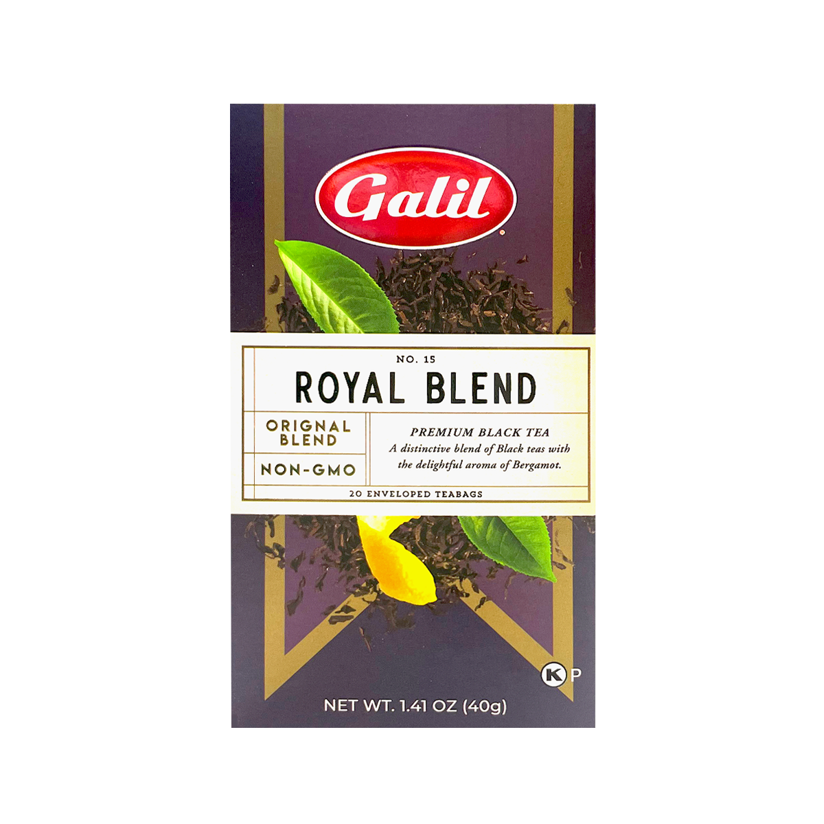 Royal Blend Siyah Çay | 20' Çay Poşeti | 1.41 oz | Galil 