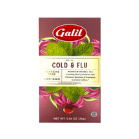 Cold and Flu Herbal Tea | 16' Tea Bags | 0.84 oz | Galil