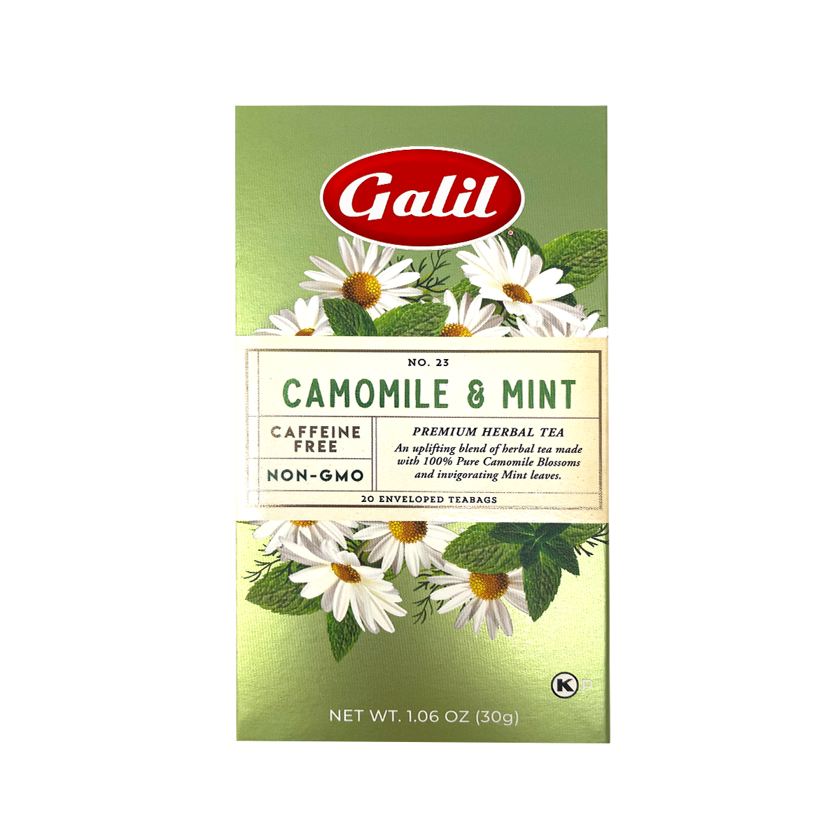 Camomile & Mint Herbal Tea | 1.05 oz | Galil