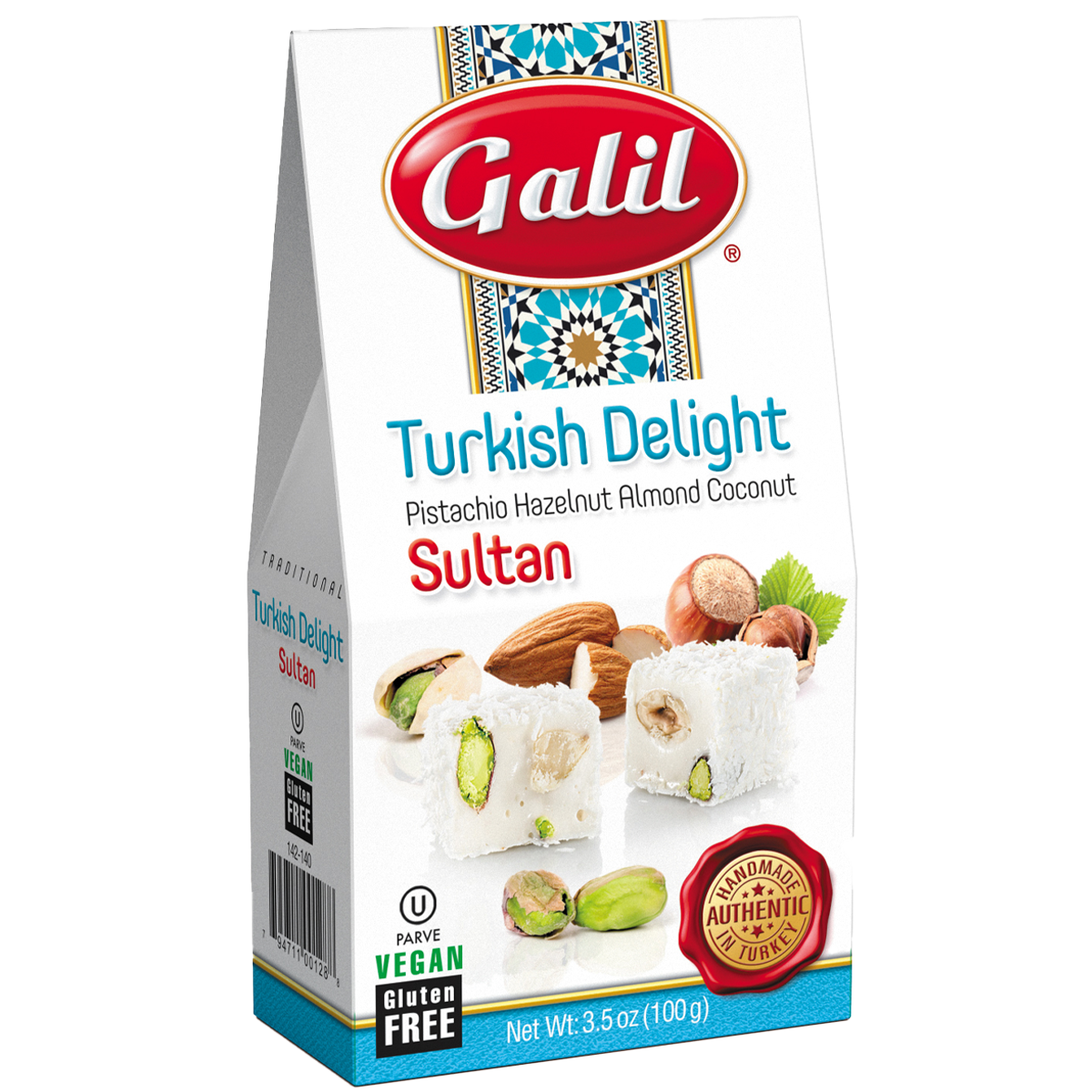 Sultan Turkish Delight | 3.5 oz | Galil