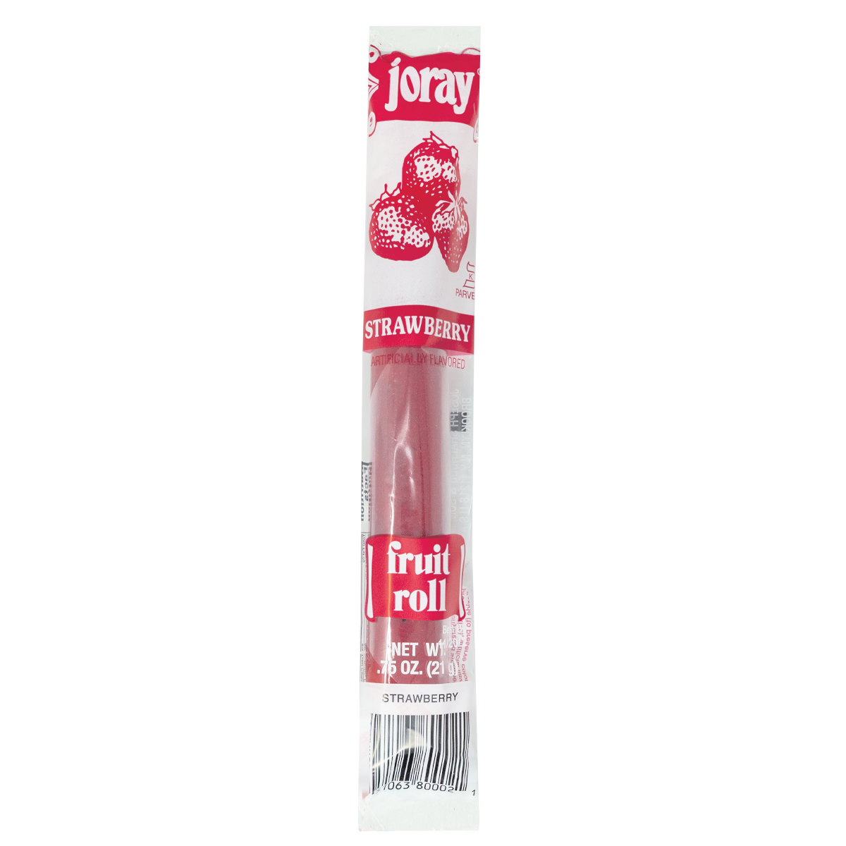 Strawberry Fruit Rolls | Real Fruit | .75 oz | Joray