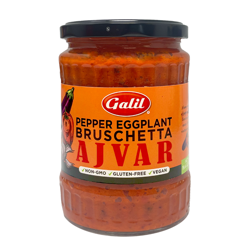 Mild Ajvar | Pepper & Eggplant Bruschetta | 19 oz | Galil