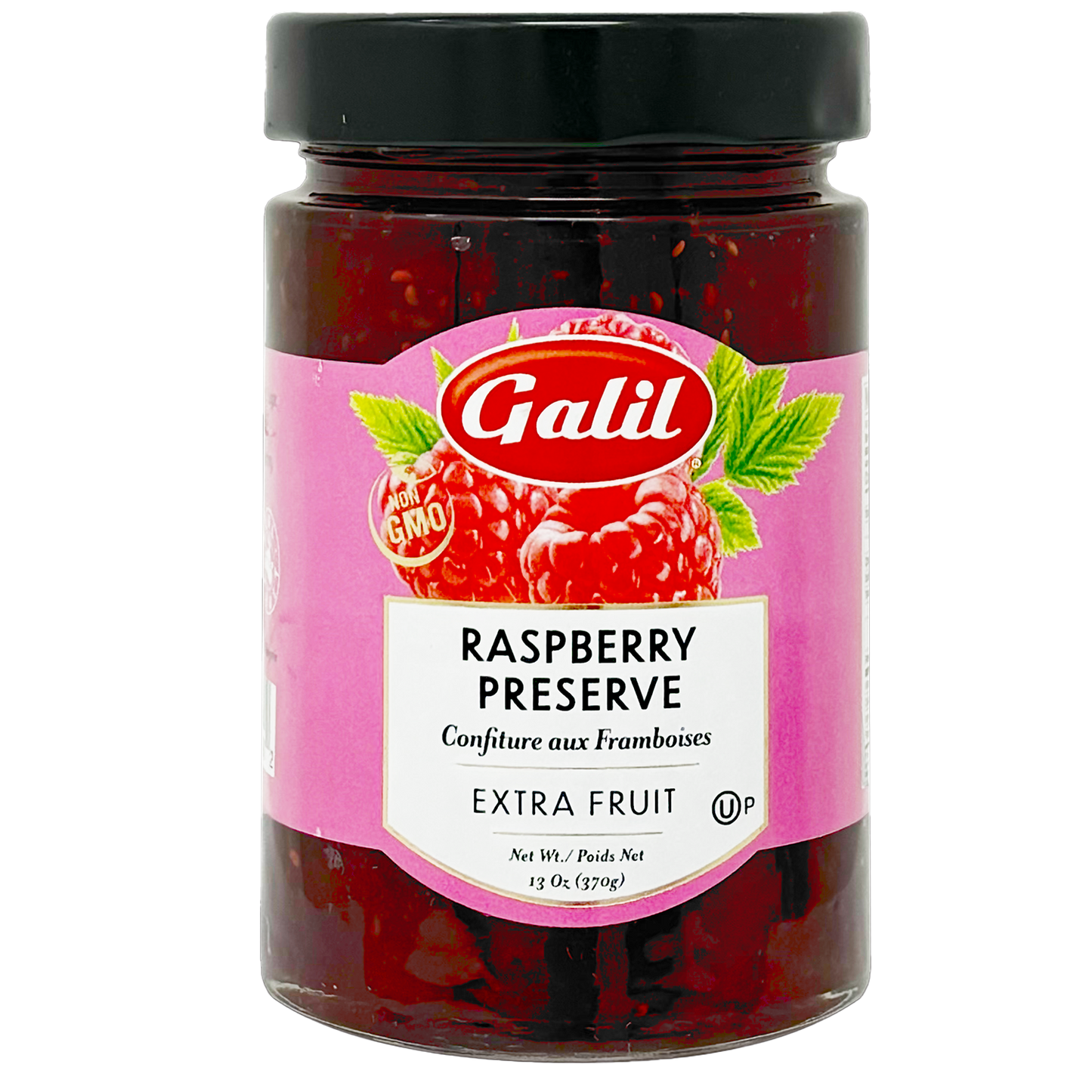 Raspberry Preserve | Fruit Jam | 13 oz | Galil