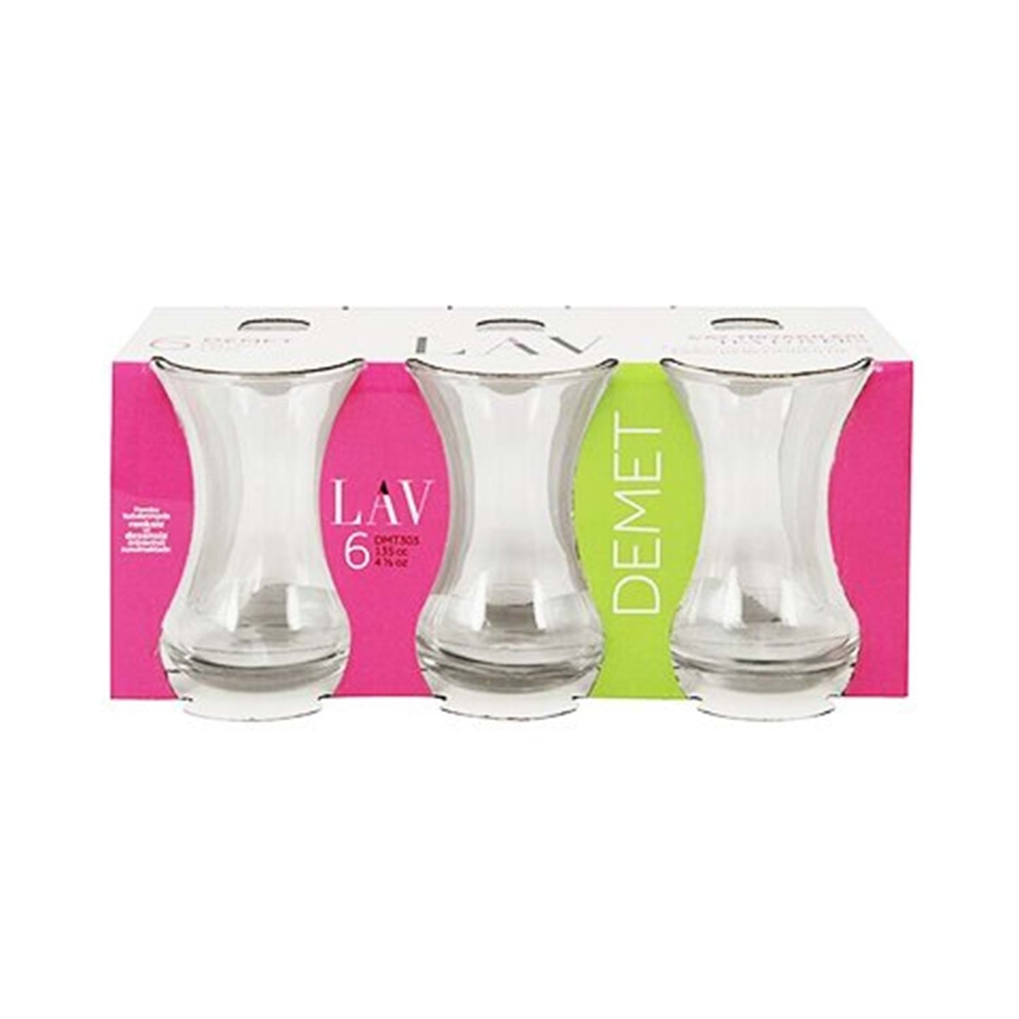 Gurallar Demet Tea Glass 6 Pc