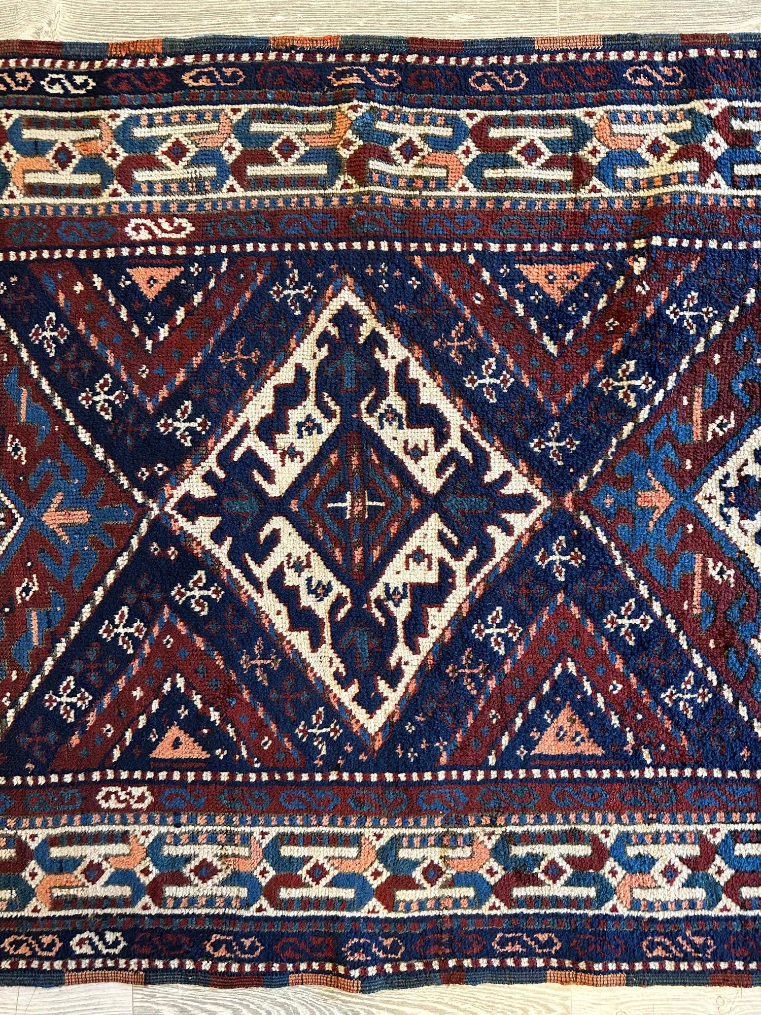 1920’s Antique Kurdish 4X3 Rug