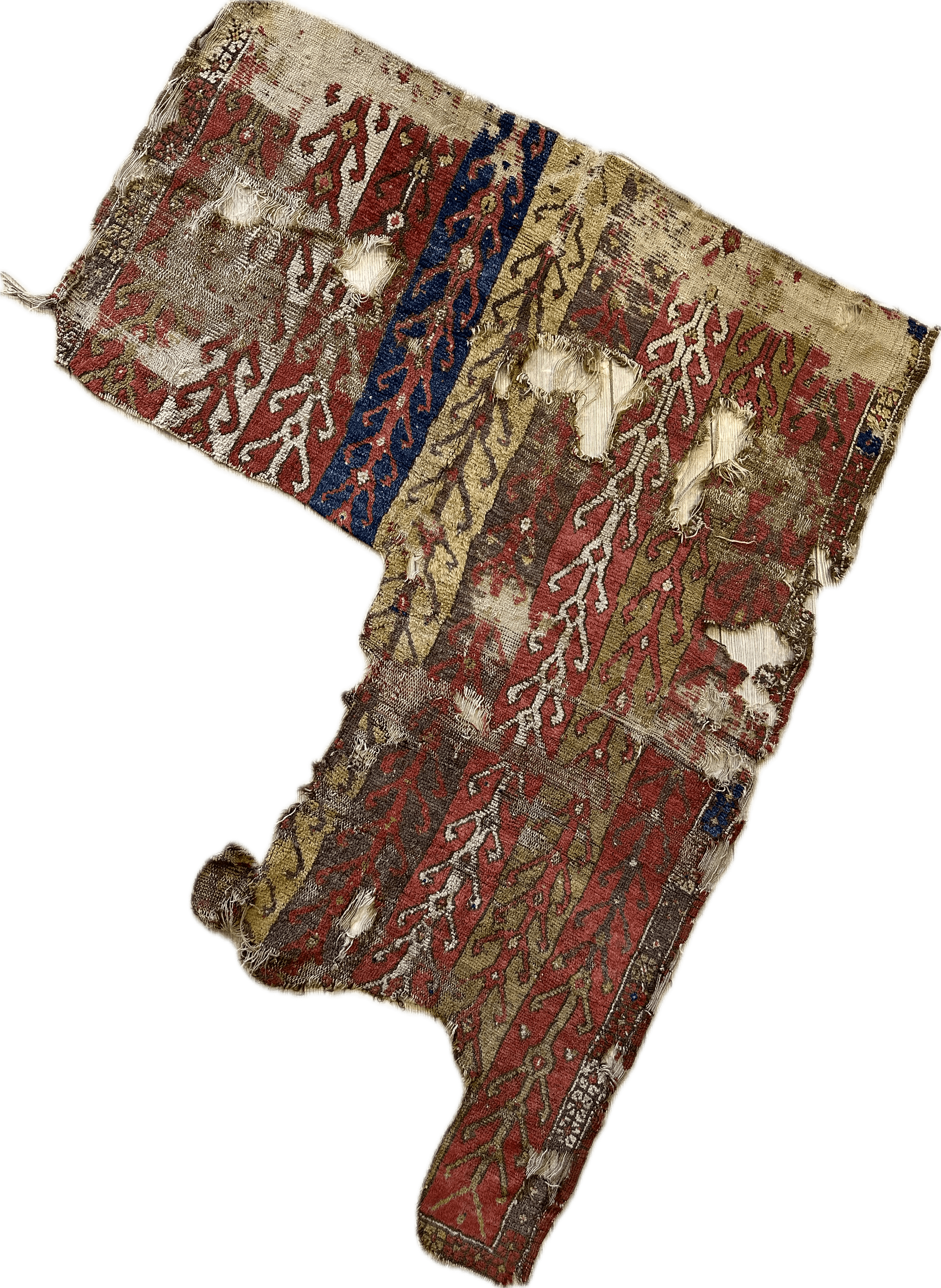 Antique 19th Century Rug Frament