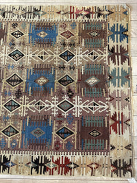 Reyhanli Anatolian 19th C Antique One Of A Kind Kilim Rug 5’ x 8’3”