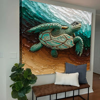 3D Turtle Wall Art