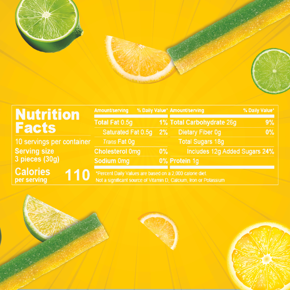 İnanılmaz Ekşi Limon Lime Kemerleri | Zweet | 10 oz