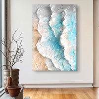 Blue Ocean Coastal Wall Art IV