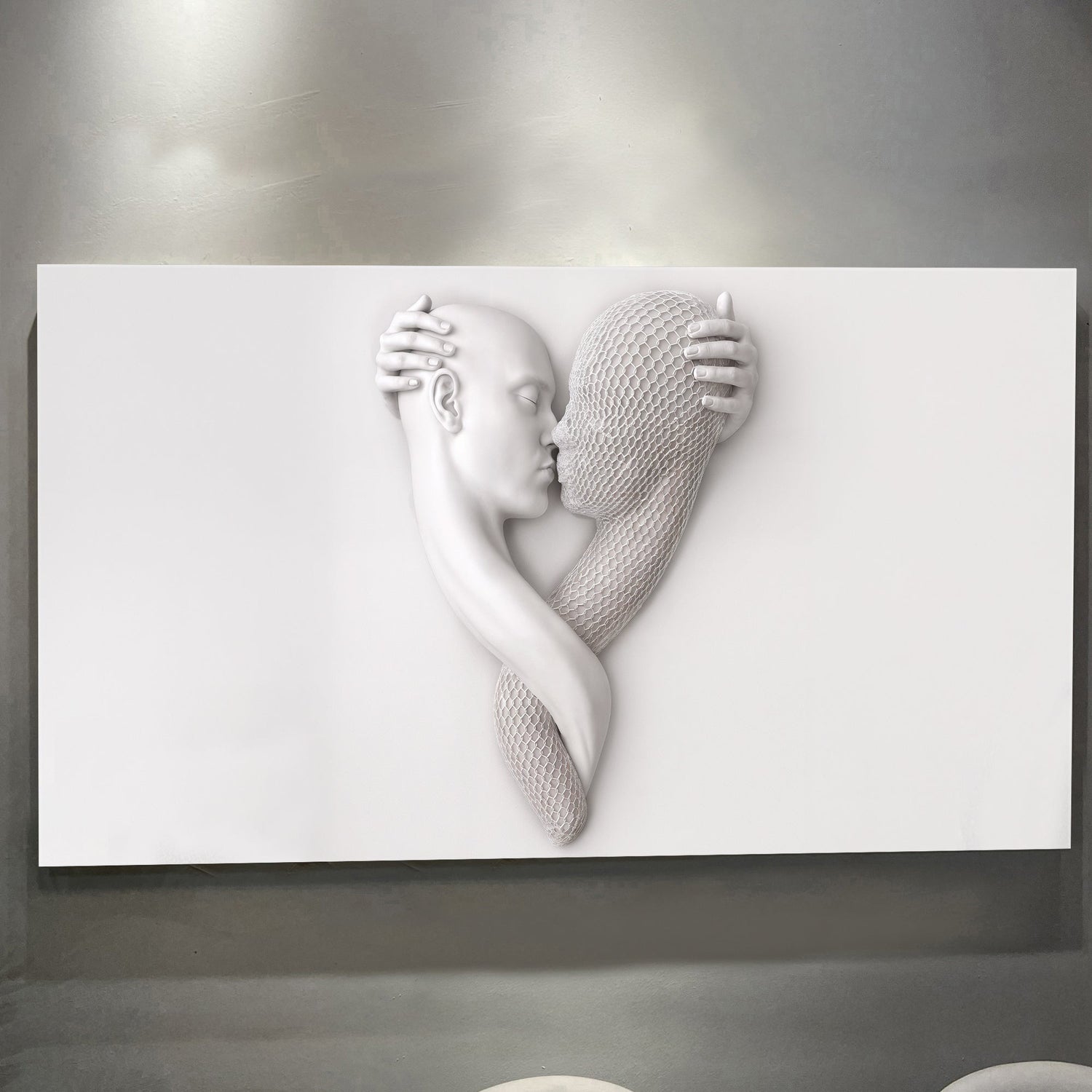 Eternal Love Figure Abstract Wall Art VI