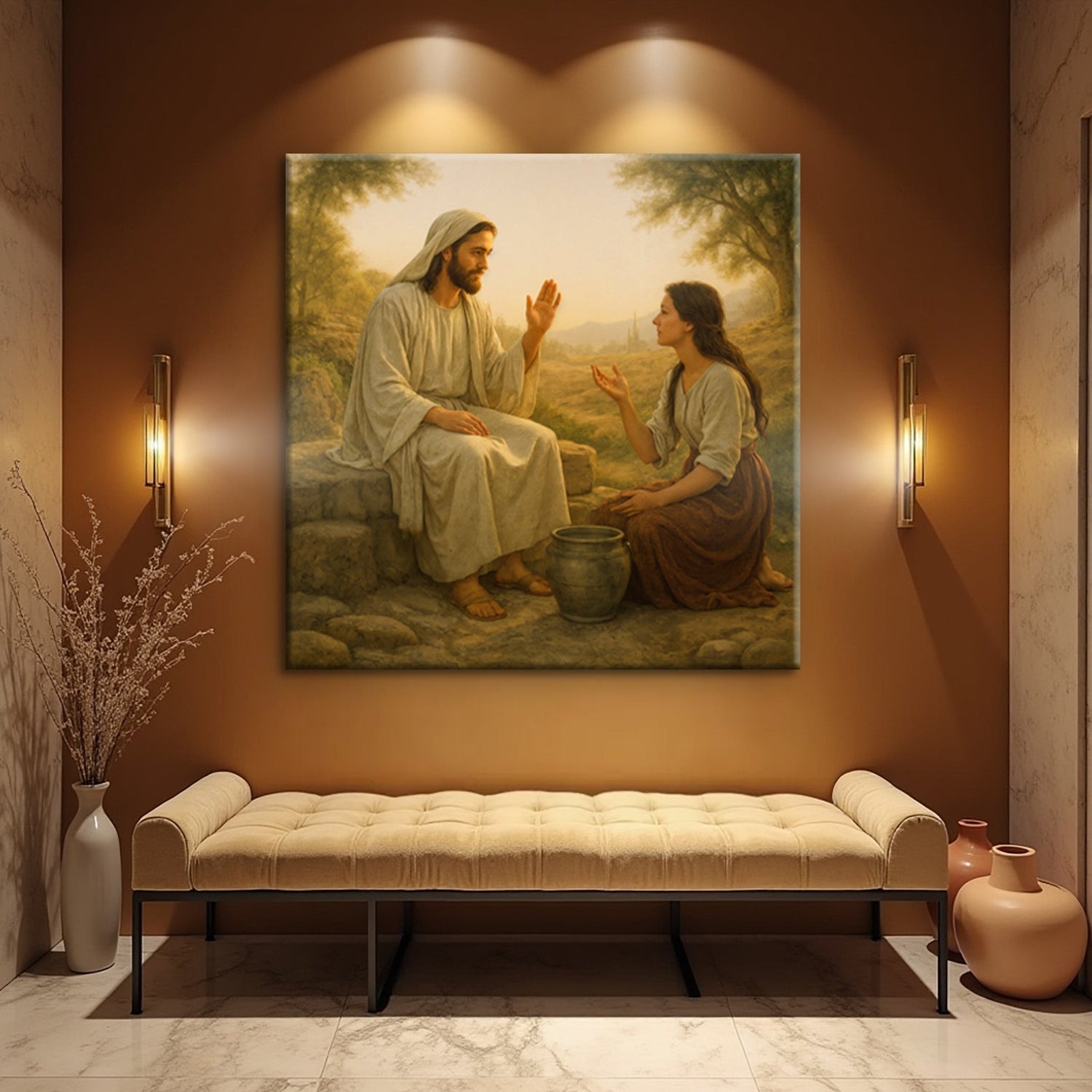 Samaritan at the Well Faith Wall Art II