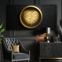 Heart Eclipse Wall Art