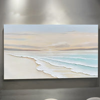 Serene Ocean Wave Coastal Wall Art IV