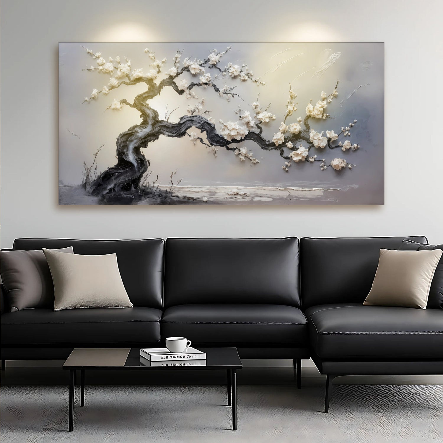 White Blossom Wall Art
