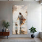 Jesus Protects The Lamb From Wolves Faith Wall Art XIII