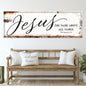 Jesus The Name Above All Names - Philippians 2:9 Faith Sign