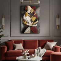 Embrace of Geometry Abstract Wall Art II