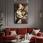 Embrace of Geometry Abstract Wall Art II