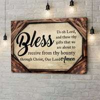 Bless Us Oh Lord Faith Sign II