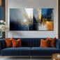 Abstract Geometric Lines Wall Art III