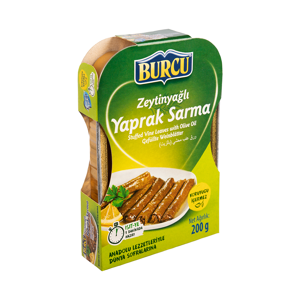 Burcu Stuffed Grape Leaves 200Gr