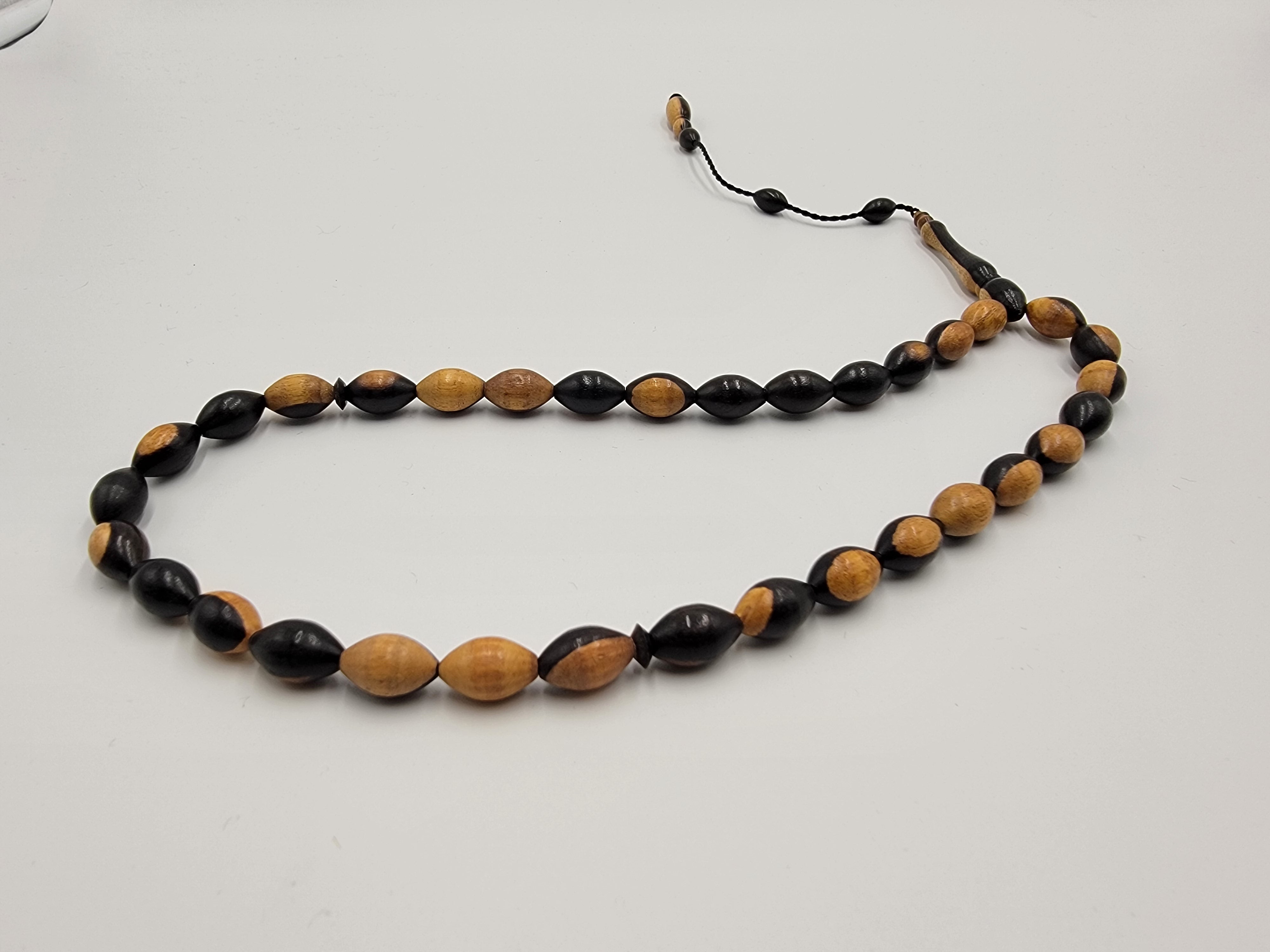 Tesbih 33luk Kuka (Kokka) - Arpa Kesim - 13X8 mm - Prayer Beads