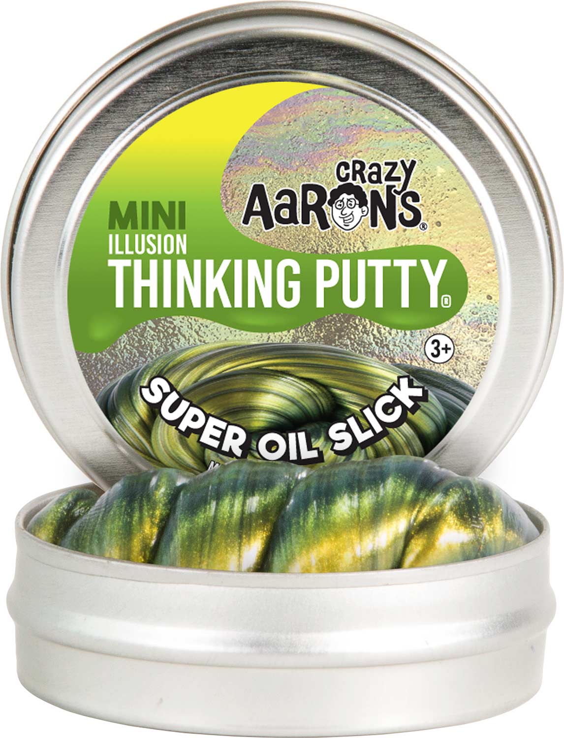 CRAZY AARON'S Thinking Putty - 4" SUPER ILLUSIONS- SUPER OIL SLICK
