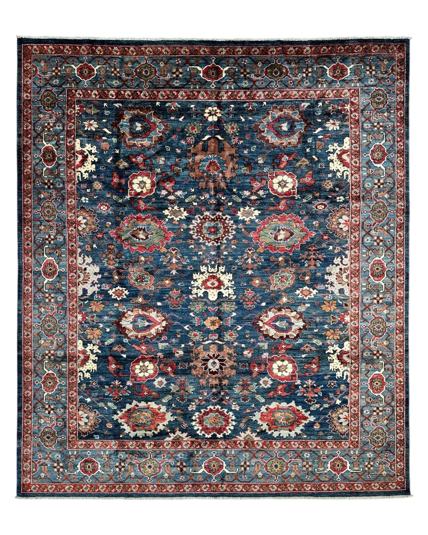 Trasitional Serapi Ghazni Wool Rug – 8' x 10’ – Intricate Floral Design