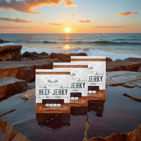 Sharifa Halal Beef Jerky, Original, (3) 2.85 oz. Bag – Great Everyday Halal Jerky Beef Meat Snack, 100 % Real Zabiha Halal Beef, 13g of Protein, 70 Calories, 0g Trans Fat, & 2g of Carbohydrates