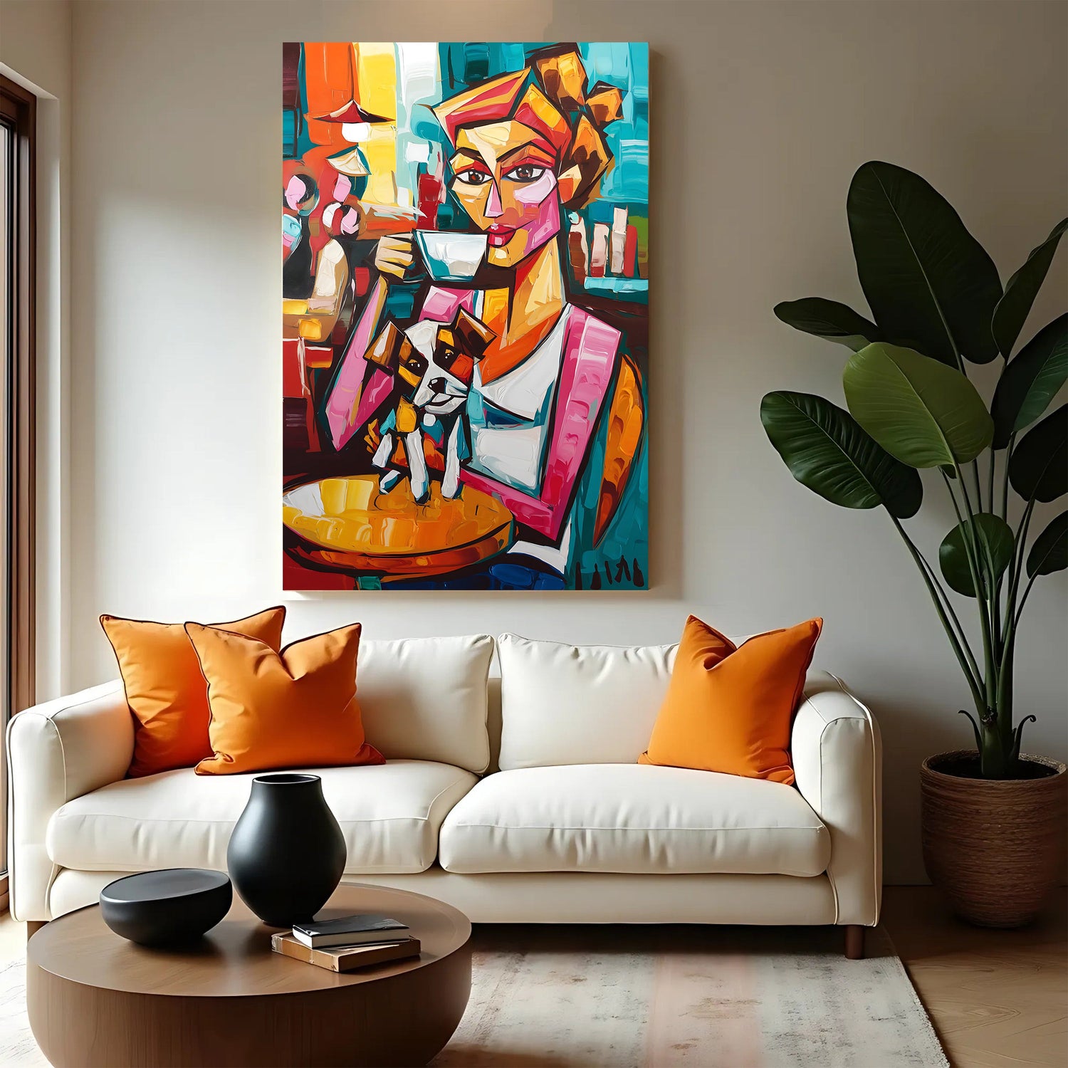 Neon Yudumlar ve Kıvılcımlar Elektrikli Duvar Sanatı