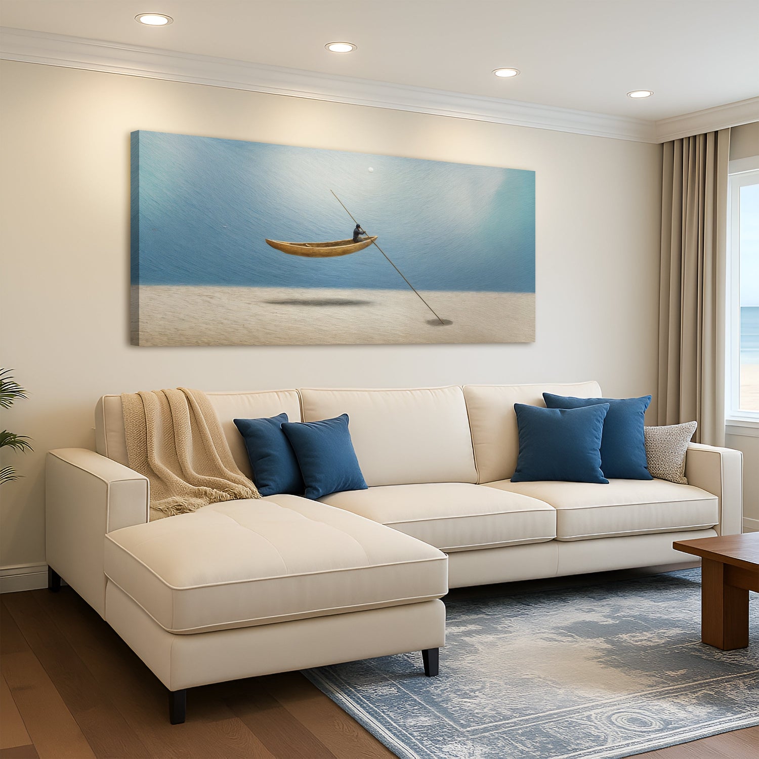 Kum Sürükleyici Duvar Sanatı