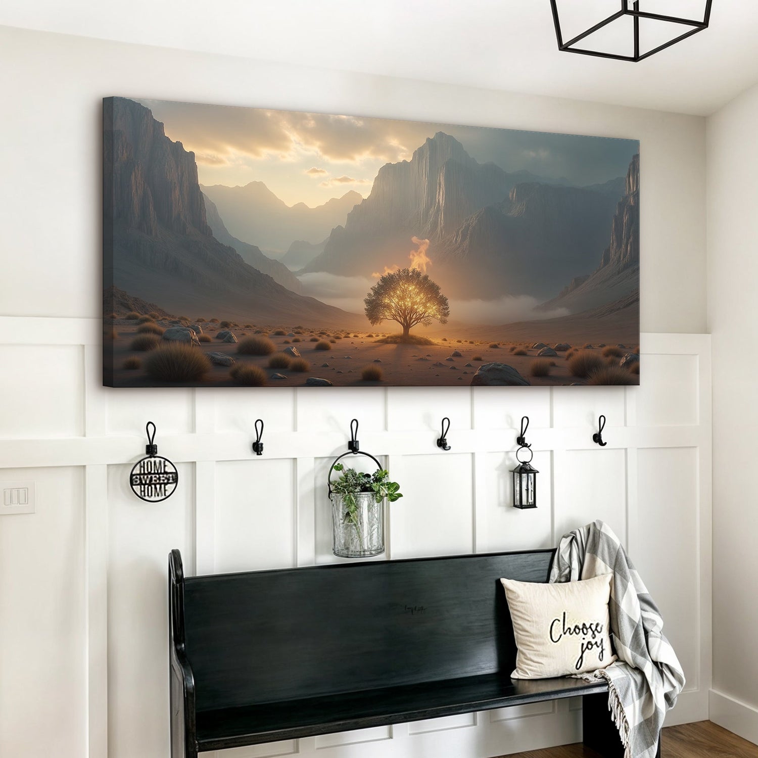 Yanan Çalı - İnanç Duvar Sanatı XII