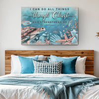 I Can Do All Things Through Christ Faith Sign V