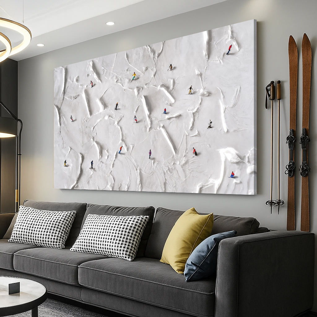 Dağ Minimalist Duvar Sanatı V