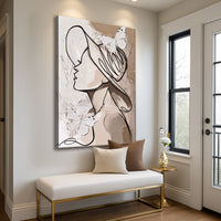 Minimalist Woman Line Wall Art II