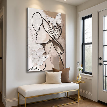 Minimalist Woman Line Wall Art II