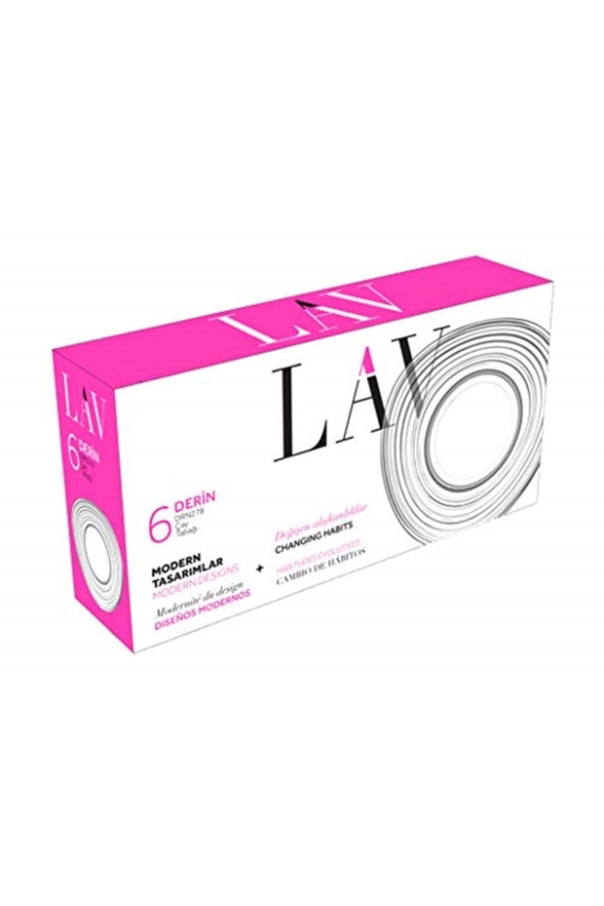 Lav Derin Tea Plate 6Pc