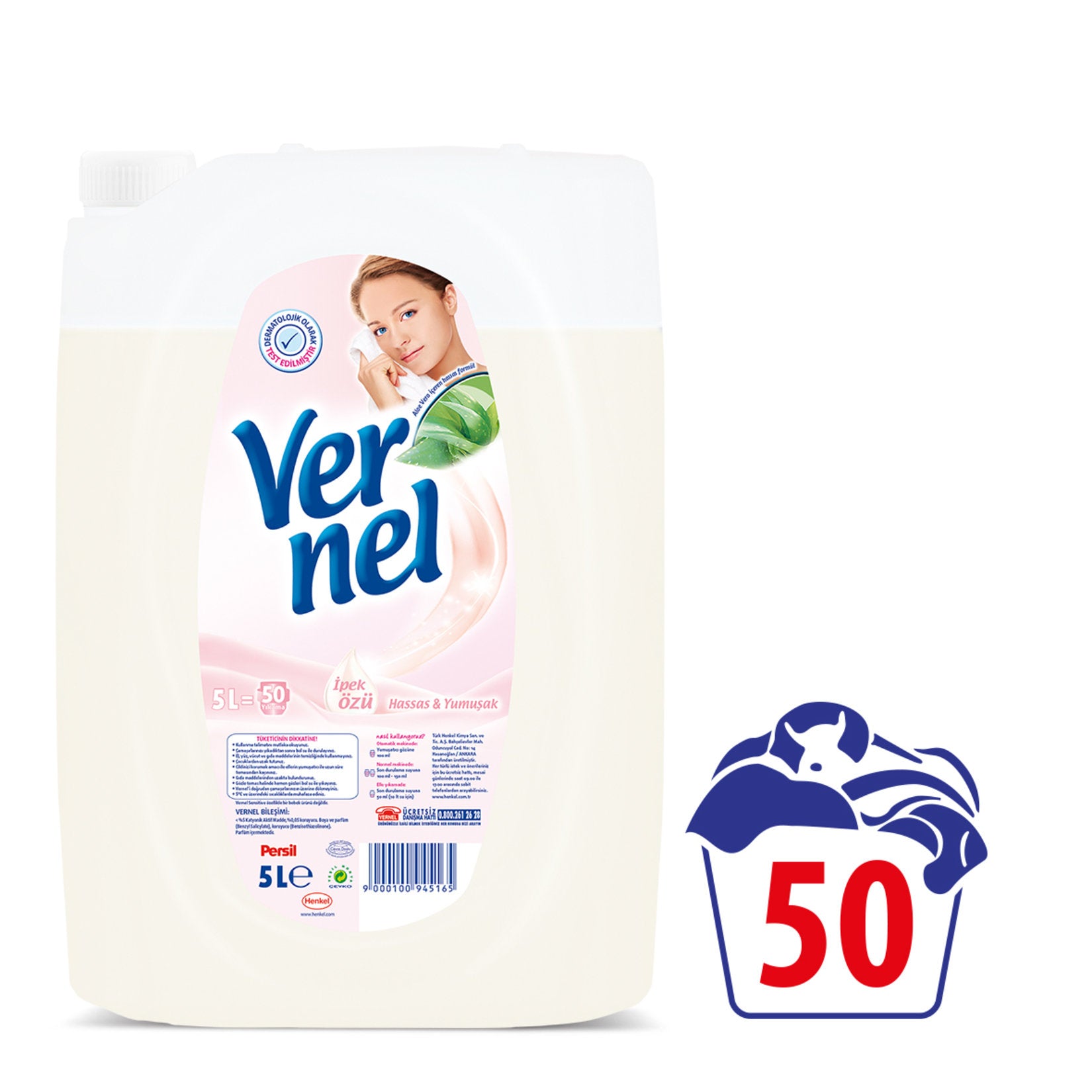 Vernel Sensitive&Soft 5Lt – S101