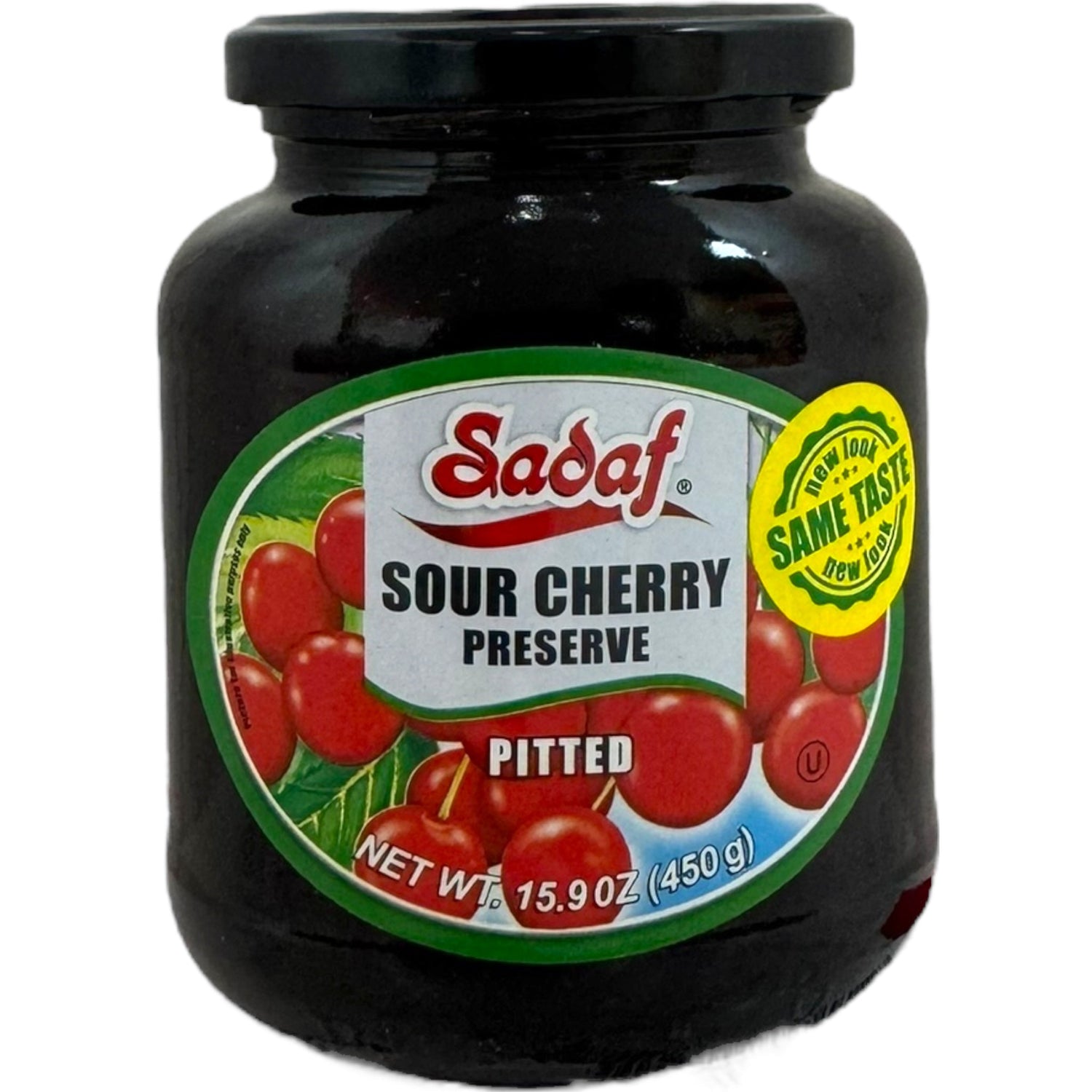 Sadaf Pitted Cherry Jam - Premium Sour Cherry Preserve for Delicious Spreads and Desserts