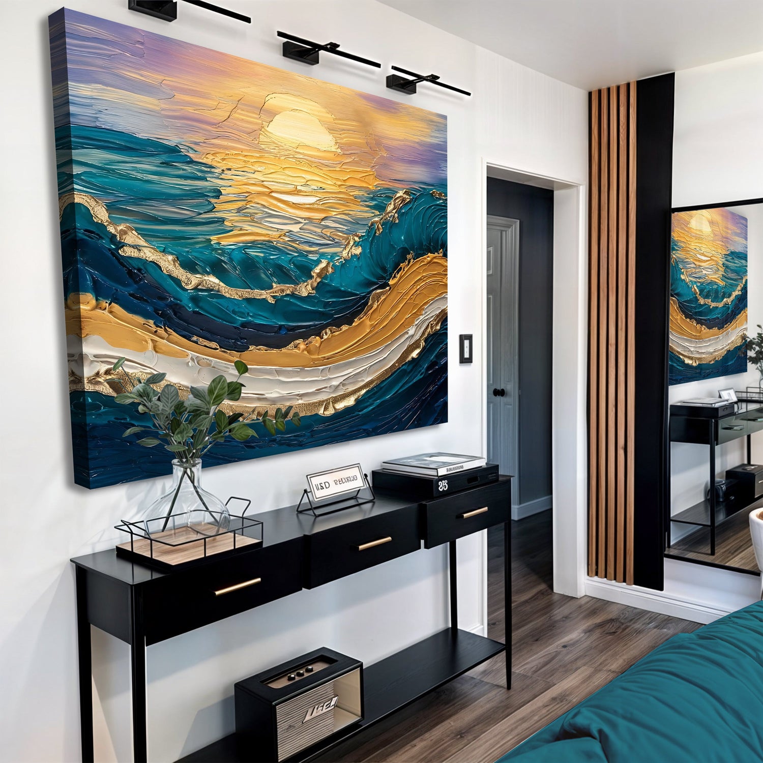 Altın Saat Pasto Duvar Sanatı