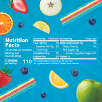 Insanely Sour Rainbow Belts | Zweet | 10 oz