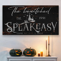 The Bewitched Speakeasy Halloween Sign III