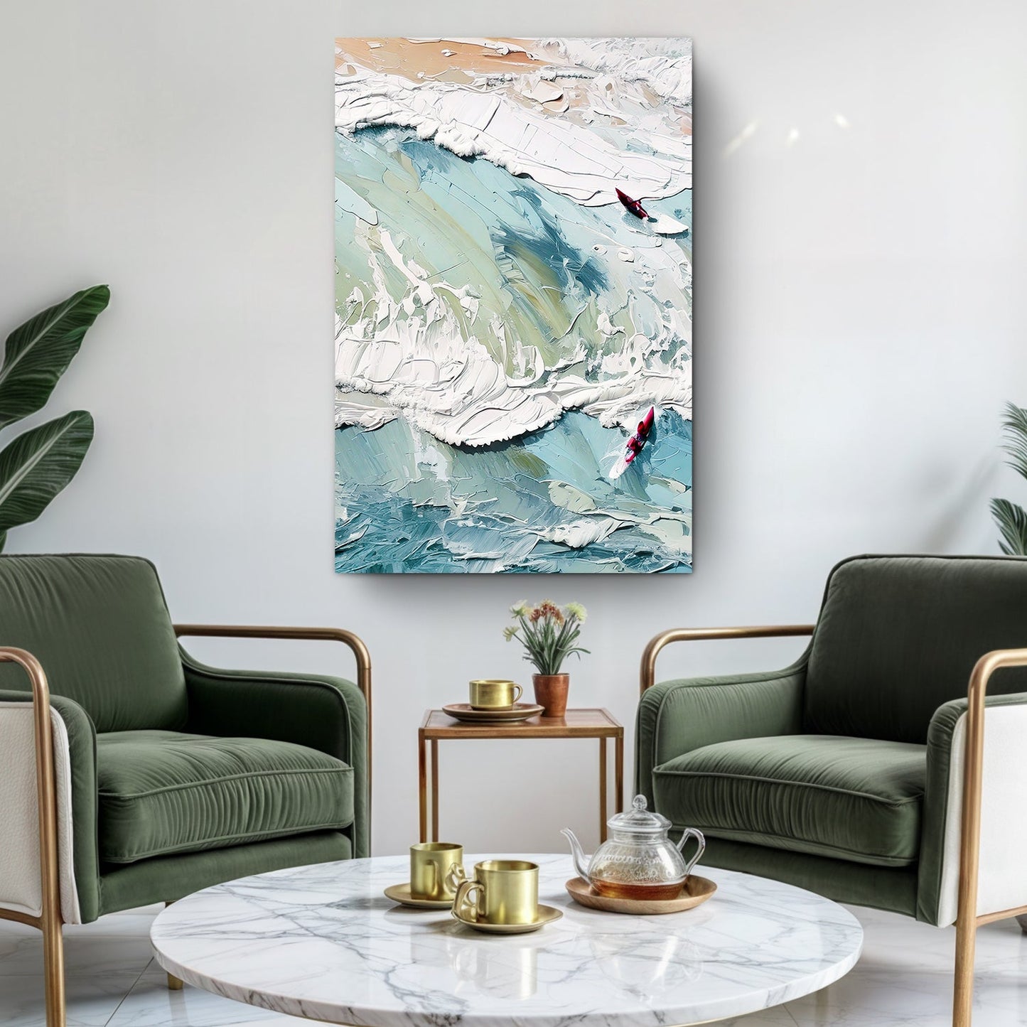 3D Sea Wall Art