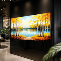 Autumn Whispers Impasto Wall Art