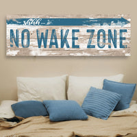 No Wake Zone Sign XIV