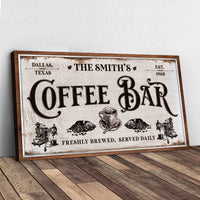 Coffee Bar Sign VIII